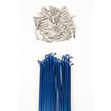 DK Double Butted Spokes Blue Anodized 50pcs