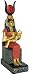 Isis Nursing Horus Statue, Color and Gold Finish