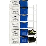 Bin Warehouse 18 File Box Storage System