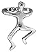 Sterling Silver Man Cuff Earring
