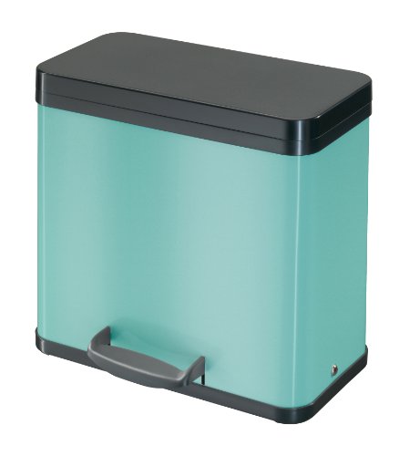 Hailo 0633-189 Tret-Abfallsammler Trento &ouml;ko 3 x 11, aqua