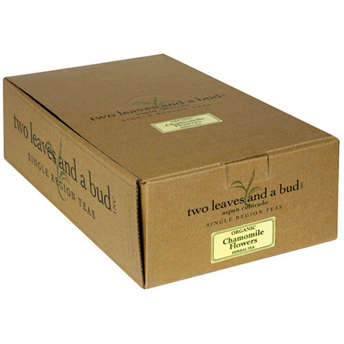 Two Leaves and a Bud, Organic Chamomile Herbal Tea, Tea Bags, 100 Count