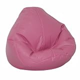 Raspberry Kids Large Lifestyle Vinyl Beanbag By Elite Furniture