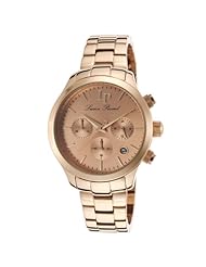 Lucien Piccard Womens LP-12914-RG-99 Analog Display Japanese Quartz Rose Gold Watch