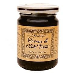 La Favorita Italian Crema di Olive Nere black olive cream or tapenade 4.5 oz jar