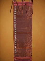 Della Q Fushia Bronze Hanging Circular Knitting Needle Organizer Case 142-1