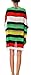 DQdq Sexy Women's Oversized Striped Beach Bikini Swimwear Cover-up