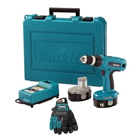 Makita 6347DWDEX 18 Volt 1/2-Inch MFORCE Cordless Drill Kit with Free Pair of Mechanix Wear Gloves, a $40.00 Value