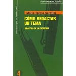 Como Redactar un Tema: Didactica de la Escritura (Instrumentos Paidos Coleccion Dirigida Por Umberto Eco) book cover
