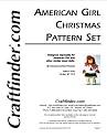 Holiday Pattern Set for American Girl Dolls