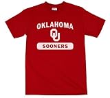 Oklahoma Sooners 100-Percent Cotton School Spirit Short Sleeve T-Shirt