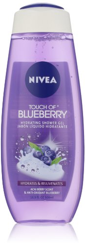 Nivea Hydrating Shower Gel, Acai Berry and Powerfruit Blueberry, 16.9 Ounce
