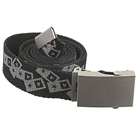 Fourstar Bar Pattern Mens Belt - Black
