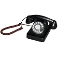 Steepletone Retro Desktop Phone - Black