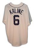 Al Kaline Autographed/Hand Signed Detroit Tigers White Baseball Jersey with HOF 80 Inscription