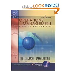 Operations Management and CD-ROM Package (6th Edition)