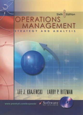 Operations Management and CD-ROM Package (6th Edition)