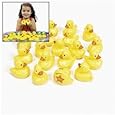 OTC - 20 Yellow Plastic Weighted Carnival Ducks Matching Game