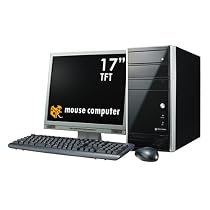 マウスコンピューター LUV-MACHINES-AZ iiyama製17インチ液晶モニター(C-D340 512MB 160GB DVDスーパーマルチ)[Lm-i313AZ7]