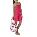 Juniors' Halter Dress and Tote Outfit