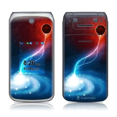 Black Hole Design Protective Skin Decal Sticker Cover for LG Wine II UN430 Cell Phone
