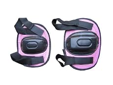 JUNIOR PINK KIDS SAFETY ELBOW & KNEE PADS PROTECTIVE GUARDS MEDIUM