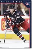 (24x36) Columbus Blue Jackets (Rick Nash Skating) Sports Poster Print