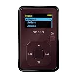 SanDisk Sansa Clip+ 4GB MP3 Player with Radio and Expandable MicroSD/SDHC Slot - Red