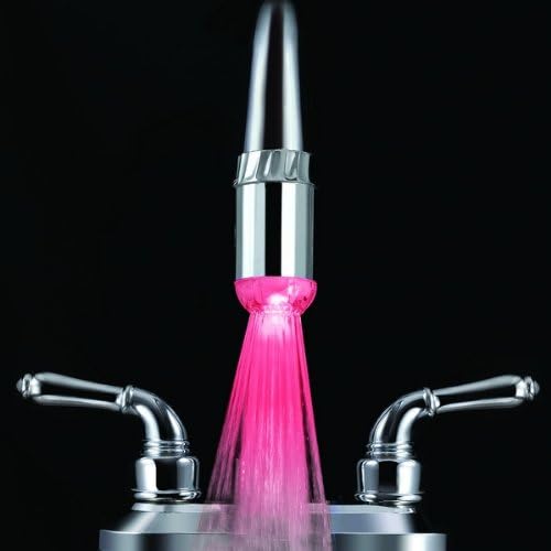LED Light Faucet,7 Colors Gradual Change with Temperature Sensor