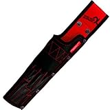 （まとめ）電工ポケット WAIST GEAR 【充電ドライバー差し×5セット】 レッド（赤） マーベル MDP-100AR