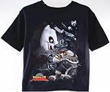 Kung Fu Panda Face Off Black T-shirt for Boys