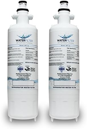 LG ADQ36006101, 469690, LT700P, WSL-3, 46-9690, Compatible Refrigerator Water Filter WFI-14 by WFI (Set of 2)