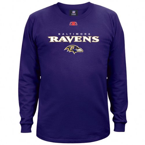 Baltimore Ravens Purple Critical Victory III Long Sleeve T-Shirt