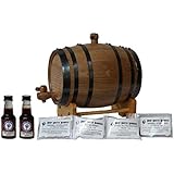 2-Liter American White Oak Barrel Irish Whiskey Kit with Cleaning Kit