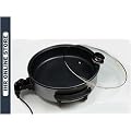 Profi-Party Pizzapfanne mit Vollglassdeckel 42/9cm