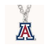 University of Arizona Wildcats NCAA College Sports Team Chain Necklace and Enameled Pendant Sports Team Logo