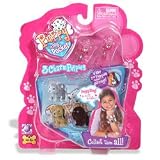 Puppy In My Pocket: Pink Earrings - Border Collie, Field Spaniel & Bloodhound