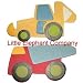 Construction Quilt Clips - Backhoe and Dumptruck