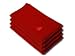 Fiesta Scarlet  02 Solid Napkins, Set of 4