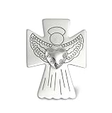Southwest Sterling Silver Angel Pendant/ Pin