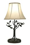 Aged Bronze Iron Bird Table Lamp by Stylecraft - Aged Bronze finish (BP8168)