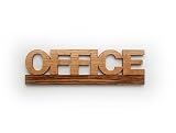 OFFICEオフィス 木製プレート ウッドサイン「新・森の生活」シリーズ　RN9
