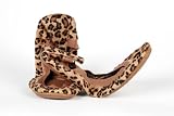 SAMARA FOLD UP BALLET FLAG PONY HAIR LEOPARD