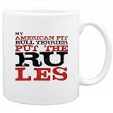 New My American Pit Bull Terrier Put The Rules Mug Dog