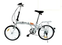 20 Zoll Klappfahrrad Klapprad Faltrad Fahrrad 6 Gang + LED Front-und R&uuml;cklicht