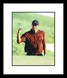 Tiger Woods PGA Golf Framed 8x10 Photograph Fist Pump