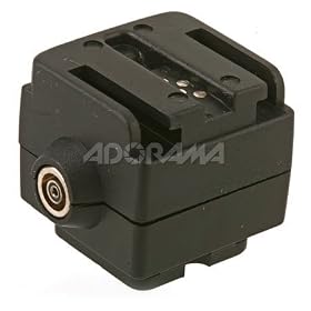 Adorama Minolta Sony Shoe Adapter To Use Minolta Flash On Other Cameras.(also has pc port) by Adorama