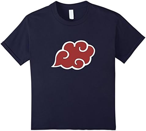 Kids Cloud Symbol Ninja T-Shirt 12 Navy