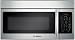 Bosch 800 Series HMV8051U1 5 cu. ft. Over-the-Range Convection Microwave Oven with 900 Watts, 10 Power Levels, 8 Sensor Programs, 300 CFM Two-Speed Vent, Large Glass Turntable and Red LCD Touch Controls