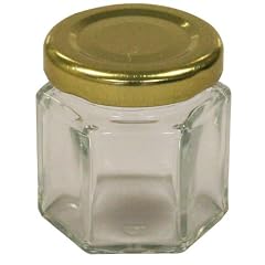 8 Marmeladengl�ser 6-eckig 47 ml Einmachglas